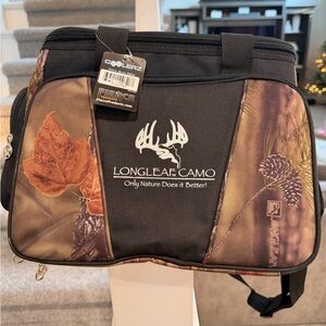 Long Leaf Camo - Cooler Bag - Black and Brown NWT